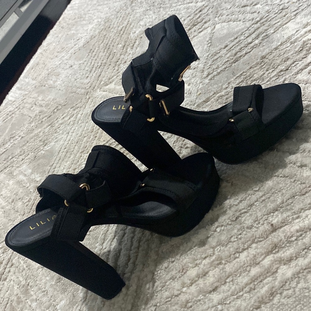 Black heels